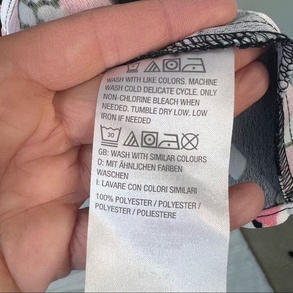 Jason Wu Floral V-Neck Sleeveless Top Blouse - Picture 6 of 11